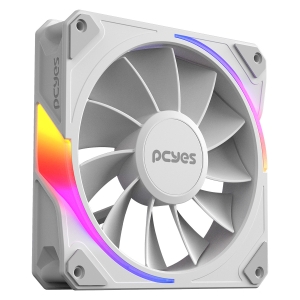 COOLER FAN PARA GABINETE SANGUE FRIO 3 ARGB WHITE GHOST REVERSE 120MM PCYES - ARGBSF3WGRVBR