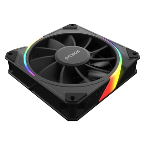 KIT COOLER FAN PARA GABINETE 3UN SANGUE FRIO 3 ARGB BLACK VULCAN REVERSE 120MM PCYES - K3ARGBSF3RVBR