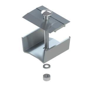 GRAMPO FINAL END CLAMP ESTRUTURA DE SOLO PRATYC