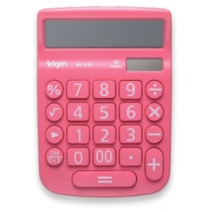 CALCULADORA DE MESA 12 DIGITOS MV-4130 ROSA
