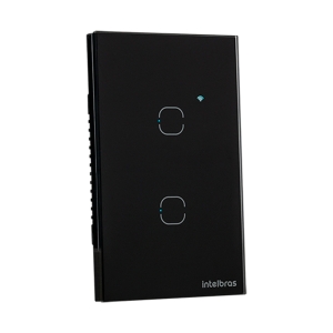 INTERRUPTOR SMART WI-FI TOUCH 2 PRETO MIS 1002 4850060