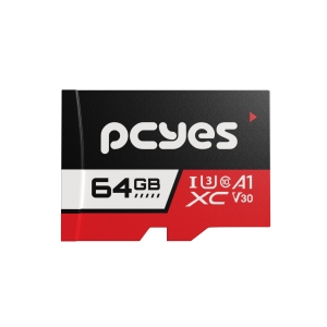 CARTÃO DE MEMÓRIA PCYES MICRO SD 64GB C10 U3 V30 - PY64GBSDXC