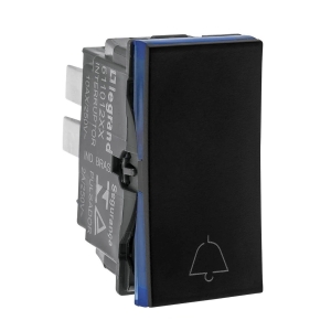 PULSADOR CAMPAINHA 2A 250V B.AUTOMATICO 1M PRETA 611012PT