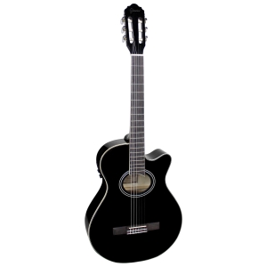 VIOLAO ELETRICO NYLON GNF-1D CEQ BK PRETO