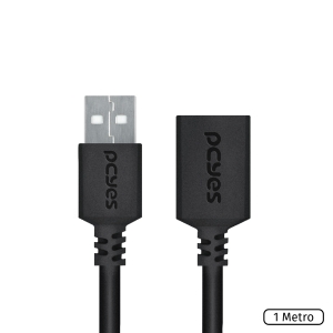 CABO EXTENSOR USB A 2.0 M P/ F 1M  PUAMF2-1