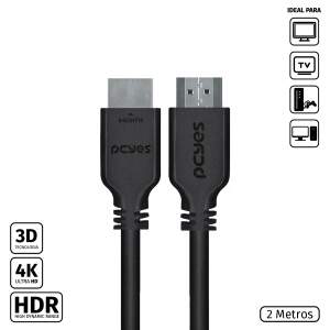 CABO HDMI 2.0 MACHO 2 METROS - PHM20-2