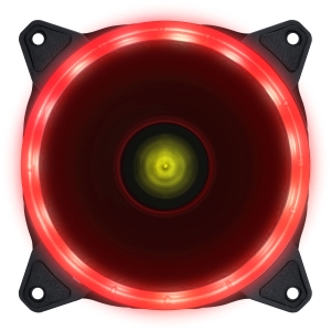 FAN/COOLER GAMER PARA GABINETE V.RING ANEL DE LED 120X120MM VERMELHO - VRINGR