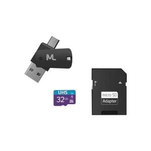 CARTAO UHS1 32GB +ADAP USB DUAL MC151