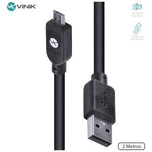 CABO USB X MICRO USB B 2.0 1.8M PRETO MUSB-2