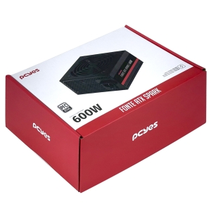 FONTE ATX PCYES SPARK 600W - PFC ATIVO - CABOS FLAT - PXSP600WPT
