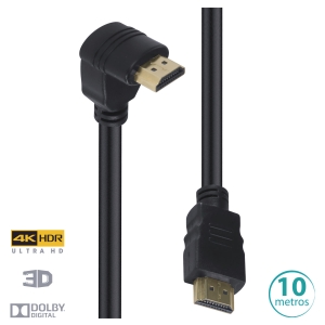 CABO HDMI 2.0 4K 1 CONEC.90 10M H2090-10