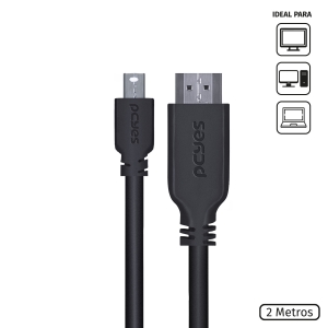 CABO MINI DISPLAYPORT PARA HDMI 2M - PMDPH-2