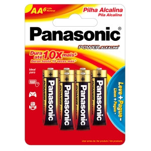 PILHA ALCALINA AA C/6 LR6XAB/L6P5192