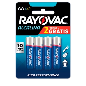PILHA ALCALINA AA COM 6 L6P4 - 20871