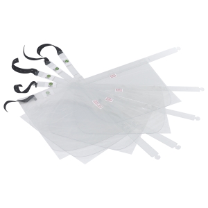 MASCARA DE PROTECAO FACIAL FACE SHIELD ECO PETG C/10 UN