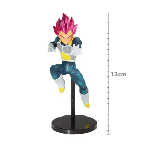 FIGURE DRAGON BALL SUPER - SUPER SAIYAN GOD VEGETA - CHOSENSHIRETSUDEN II REF:21386/21387