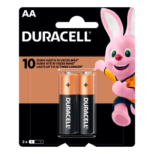 PILHA ALCALINA 1,5V AA MN1500 (COM 2 PILHAS) DURACELL