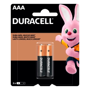 PILHA ALCALINA 1,5V AAA MN2400 (COM 2 PILHAS) DURACELL