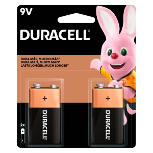 BATERIA ALCALINA 9V MN1604 (COM 2 PILHAS) DURACELL