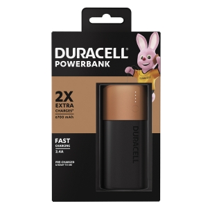POWER BANK CARREGADOR PORTATIL 6700MAH 2X