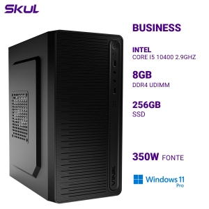 COMPUTADOR B500 CORE I5 10400 2.9GHZ MEM 8GB DDR4 SSD 256GB FONTE 350W  WINDOWS 11 PRO