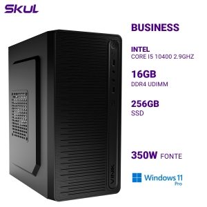 COMPUTADOR B500 CORE I5 10400 2.9GHZ MEM 16GB DDR4 SSD 256GB FONTE 350W  WINDOWS 11 PRO