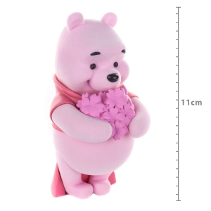 FIGURE DISNEY - URSINHO PUFF (WINNIE-THE-POOH) - ESTILO FLOR DE CEREJEIRA - REF: 23038/17330