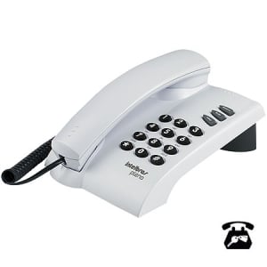 TELEFONE PLENO CINZA ARTICO C/ CHAVE 4080058