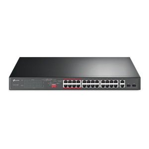 SWITCH POE+ C/ 24P 10/100MBPS E 2P GIGABIT TL-SL1226P SMB