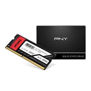 KIT UPGRADE - MEMORIA PCYES SODIMM 4GB DDR4 2666MHZ + SSD PNY CS900 120GB SATA III 2,5"