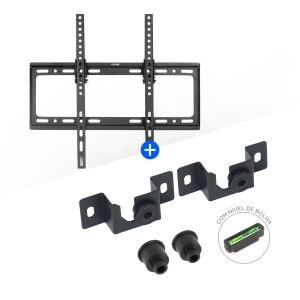 KIT PROMOCIONAL - SUPORTE FIXO P/ TV C/ INCLINAÇÃO 23 A 56" SFT-150  + SUPORTE FIXO DE TV UNIVERSAL 10 A 80" STF-10