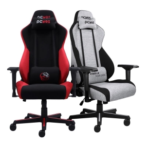 KIT PROMOCIONAL CADEIRA GAMER PCYES - V8 PRETO/VERMELHO + V8 CINZA/PRETO