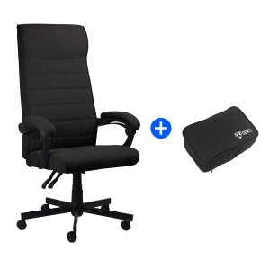KIT PROMOCIONAL OFFICE MAGNUS PRETA + NECESSAIRE PARA VIAGEM PRETA