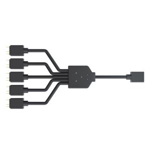 CABO DIVISOR  SPLITER ENDEREÇÁVEL COOLER MASTER 1 PARA 5 ARGB  |  MFX-AWHN-1NNN5-R1