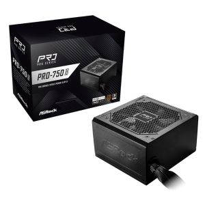 FONTE ASROCK PRO 750W 80 PLUS BRONZE ATX 3.1 - PRO-750B