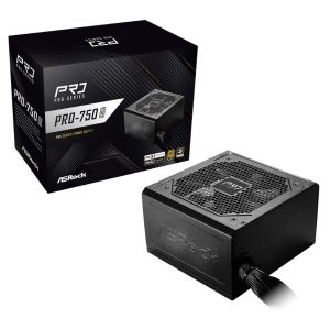 FONTE ASROCK PRO 750W 80 PLUS GOLD ATX 3.1 - PRO-750G