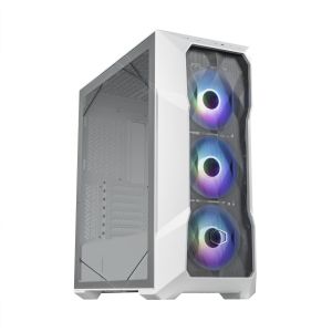 GABINETE COOLER MASTER TD500 MESH V2 E-ATX LATERAL VIDRO TEMPERADO 3 FANS ARGB BRANCO  |  TD500V2-WGNN-S00