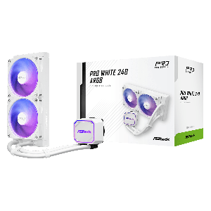 WATER COOLER ASROCK PRO 240 WHITE ARGB BRANCO 240MM