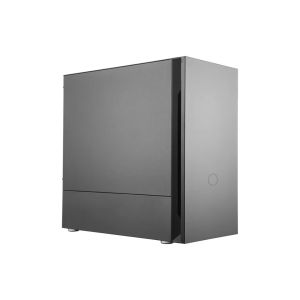 GABINETE COOLER MASTER SILENCIO S400 MICRO-ATX LATERAL EM AÇO BAIA ODD  |  MCS-S400-KN5N-S00