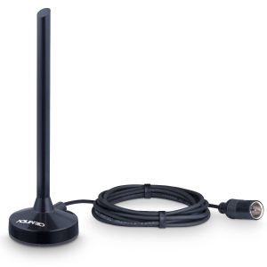 ANTENA DIGITAL HDTV CABO COM 2,5 METROS CONECTOR F MACHO VHF/UHF/FM/HDTV/4K DTV-100P - 1
