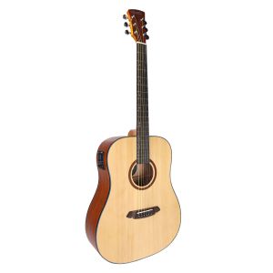 VIOLÃO ELÉTRICO CORAL 41" -  TAMPO SÓLIDO EM SPRUCE - CLEAR NATURAL -  EQ 3 BANDAS - VGAC1954CN41