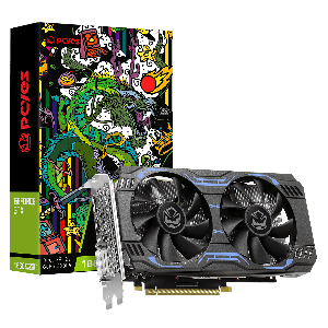 PLACA DE VIDEO GTX 1660 SUPER GDDR6 6GB 192 BITS FULL SIZE DUAL FAN - PA1660S6GR6DF