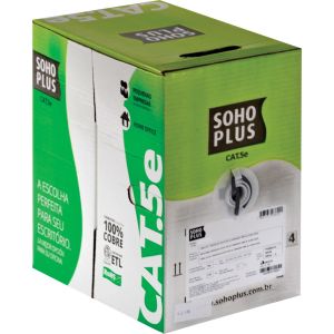 CABO LAN CAT5E U/UTP 24AWG CMX 305M PT 23200100