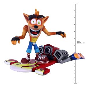 ACTION FIGURE CRASH BANDICOOT - CRASH - HOVERBOARD REF.: 41051