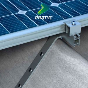 KIT ESTRUTURA CALHETAO VIGA MADEIRA PRATYC 4P TRILHO 4 X 2.40M COM PERFIL