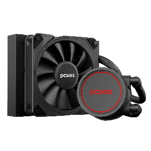 WATER COOLER PCYES SANGUE FRIO 3 BLACK VULCAN 120MM - TDP 200W - WCSF3120BR