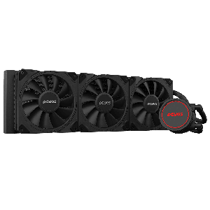 WATER COOLER PCYES SANGUE FRIO 3 BLACK VULCAN 360MM - TDP 350W - WCSF3360BR