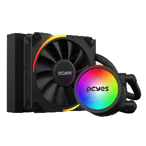 WATER COOLER PCYES SANGUE FRIO 3 ARGB BLACK VULCAN 120MM - TDP 200W - ARGBSF3120BR