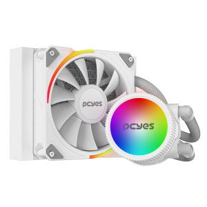 WATER COOLER PCYES SANGUE FRIO 3 ARGB WHITE GHOST 120MM - TDP 200W - ARGBSF3120WGBR