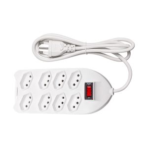 PROTETOR ELETRONICO C/ 8 TOM BRANCO EPE 1008+ 1,5M 4824003